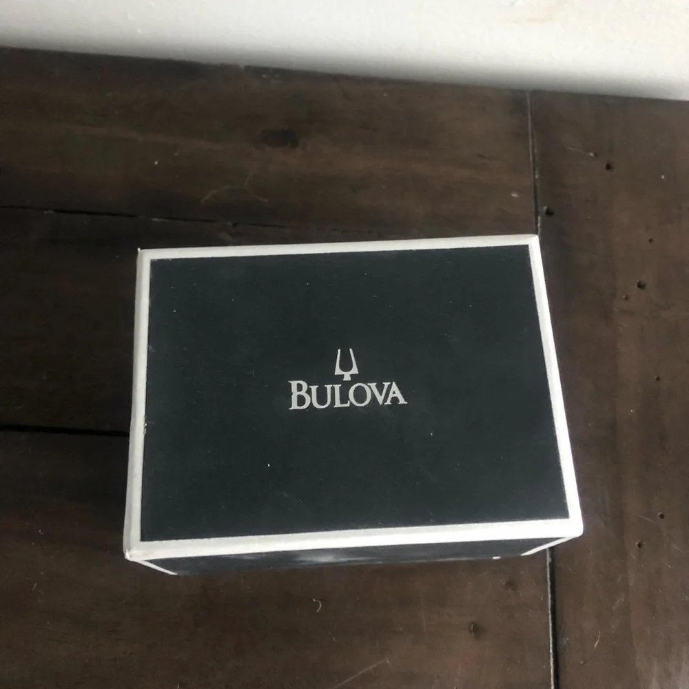 Bulova black watch.